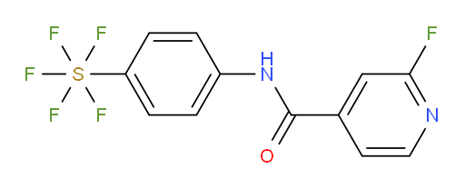 [4-[[(2-fluoro-4-pyridinyl)carbonyl]amino]phenyl]sulfur pentafluoride