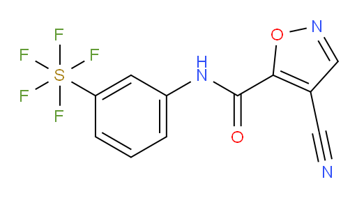 [3-[[(4-Cyano-5-isoxazolyl)carbonyl]amino]phenyl]sulfur pentafluoride
