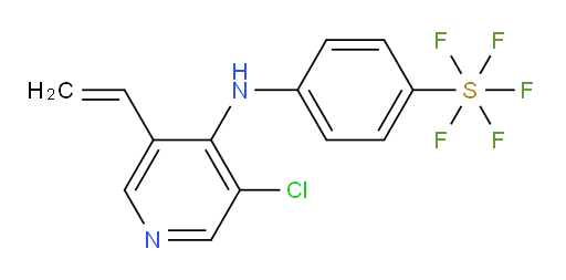 4-((3-chloro-5-vinylpyridin-4-yl)amino)(pentafluoromercapto)benzene