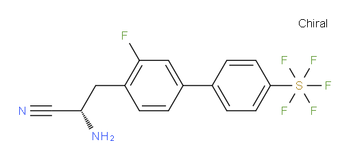 [4'-[(2S)-2-amino-2-cyanoethyl]-3'-fluoro-biphenyl-4-yl]sulfur pentafluoride