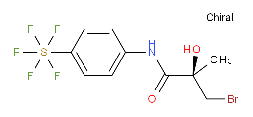 (R)-3-bromo-2-hydroxy-N-(4-(pentafluoromercapto)phenyl)-2-methylpropanamide