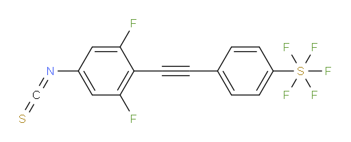 4-((2,6-difluoro-4-isothiocyanatophenyl)ethynyl)(pentafluoromercapto)benzene