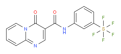 N-(3-(pentafluoromercapto)phenyl)-4-oxo-4H-pyrido[1,2-a]pyrimidine-3-carboxamide