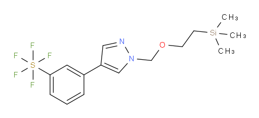 [3-[1-[[2-(trimethylsilyl)ethoxy]methyl]-1H-pyrazol-4-yl]phenyl]sulfur pentafluoride