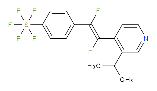 (E)-4-(1,2-difluoro-2-(3-isopropylpyridin-4-yl)vinyl)(pentafluoromercapto)benzene