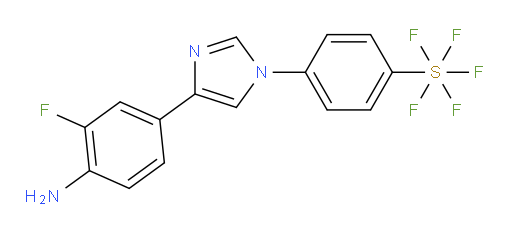 [4-[4-(4-Amino-3-fluorophenyl)-1H-imidazol-1-yl]phenyl]sulfur pentafluoride