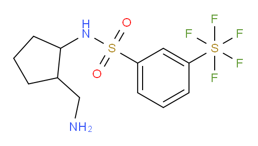 [3-[[[2-(Aminomethyl)cyclopentyl]amino]sulfonyl]phenyl]sulfur pentafluoride
