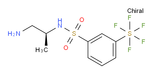 [3-[[[(1S)-2-Amino-1-methylethyl]amino]sulfonyl]phenyl]sulfur pentafluoride