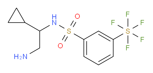 [3-[[(2-Amino-1-cyclopropylethyl)amino]sulfonyl]phenyl]sulfur pentafluoride