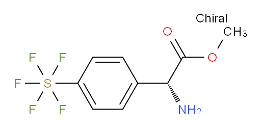 [4-[(1R)-1-Amino-2-methoxy-2-oxoethyl]phenyl]sulfur pentafluoride