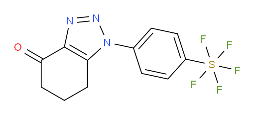 1-(4-(pentafluoromercapto)phenyl)-6,7-dihydro-1H-benzo[d][1,2,3]triazol-4(5H)-one