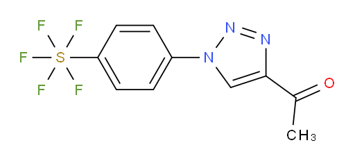1-(1-(4-(pentafluoromercapto)phenyl)-1H-1,2,3-triazol-4-yl)ethanone