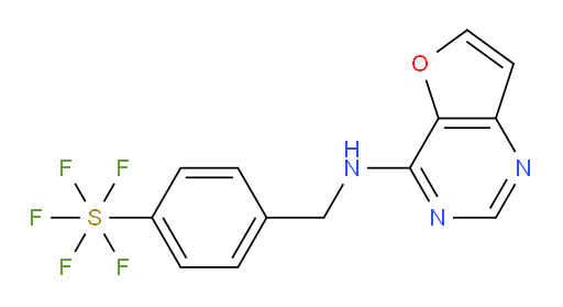 [4-[(furo[3,2-d]pyrimidin-4-ylamino)methyl]phenyl]sulfur pentafluoride