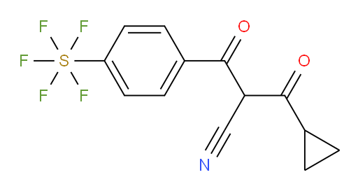 [4-(2-cyano-3-cyclopropyl-1,3-dioxopropyl)phenyl]sulfur pentafluoride