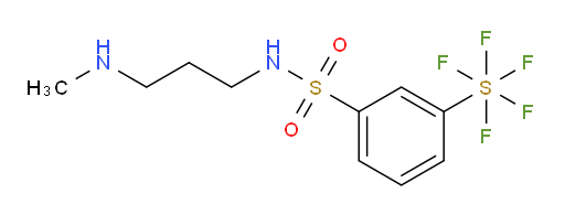 [3-[[[3-(methylamino)propyl]amino]sulfonyl]phenyl]sulfur pentafluoride