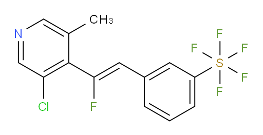 (Z)-3-(2-(3-chloro-5-methylpyridin-4-yl)-2-fluorovinyl)(pentafluoromercapto)benzene