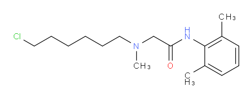 2-((6-chlorohexyl)(methyl)amino)-N-(2,6-dimethylphenyl)acetamide
