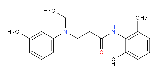 N-(2,6-dimethylphenyl)-3-(ethyl(m-tolyl)amino)propanamide