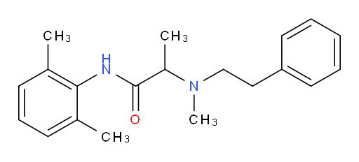 N-(2,6-dimethylphenyl)-2-(methyl(phenethyl)amino)propanamide
