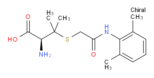 (S)-2-amino-3-((2-((2,6-dimethylphenyl)amino)-2-oxoethyl)thio)-3-methylbutanoic acid