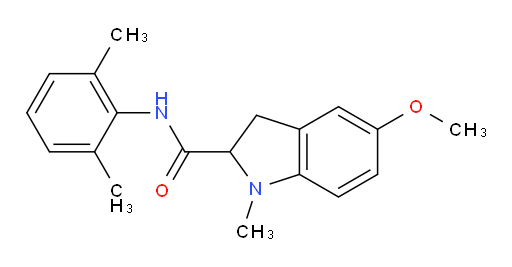 N-(2,6-dimethylphenyl)-5-methoxy-1-methylindoline-2-carboxamide