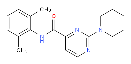 N-(2,6-dimethylphenyl)-2-(piperidin-1-yl)pyrimidine-4-carboxamide