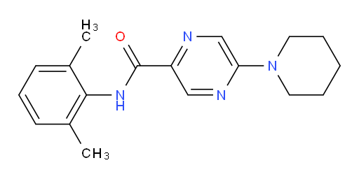 N-(2,6-dimethylphenyl)-5-(piperidin-1-yl)pyrazine-2-carboxamide