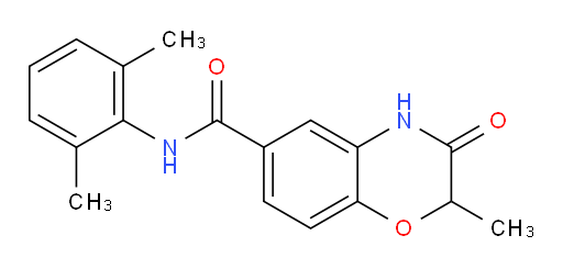 N-(2,6-dimethylphenyl)-2-methyl-3-oxo-3,4-dihydro-2H-benzo[b][1,4]oxazine-6-carboxamide