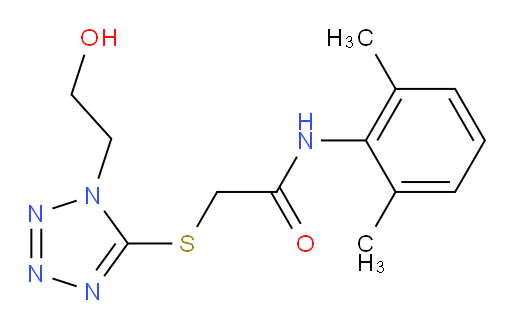 N-(2,6-dimethylphenyl)-2-((1-(2-hydroxyethyl)-1H-tetrazol-5-yl)thio)acetamide