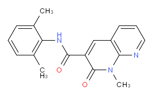 N-(2,6-dimethylphenyl)-1-methyl-2-oxo-1,2-dihydro-1,8-naphthyridine-3-carboxamide