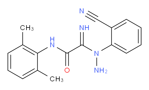 2-(1-(2-cyanophenyl)hydrazinyl)-N-(2,6-dimethylphenyl)-2-iminoacetamide
