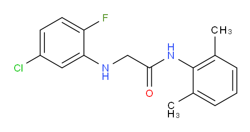 2-((5-chloro-2-fluorophenyl)amino)-N-(2,6-dimethylphenyl)acetamide