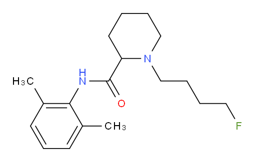 N-(2,6-dimethylphenyl)-1-(4-fluorobutyl)piperidine-2-carboxamide