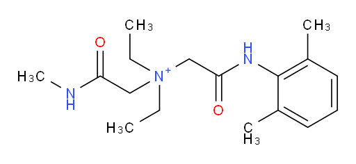 2-((2,6-dimethylphenyl)amino)-N,N-diethyl-N-(2-(methylamino)-2-oxoethyl)-2-oxoethanaminium