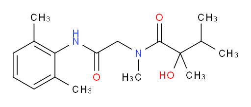 N-(2-((2,6-dimethylphenyl)amino)-2-oxoethyl)-2-hydroxy-N,2,3-trimethylbutanamide