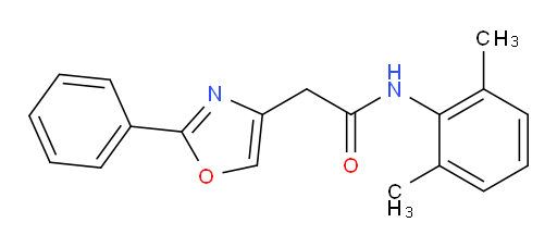 N-(2,6-dimethylphenyl)-2-(2-phenyloxazol-4-yl)acetamide