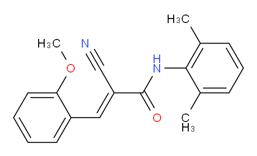 (E)-2-cyano-N-(2,6-dimethylphenyl)-3-(2-methoxyphenyl)acrylamide