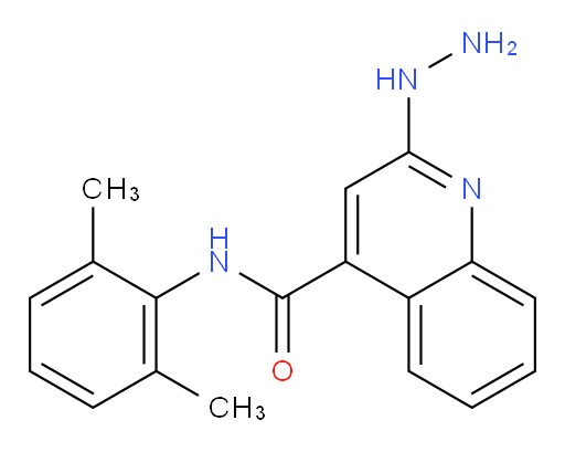 N-(2,6-dimethylphenyl)-2-hydrazinylquinoline-4-carboxamide