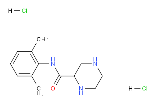 N-(2,6-dimethylphenyl)piperazine-2-carboxamide dihydrochloride