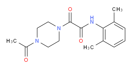 2-(4-acetylpiperazin-1-yl)-N-(2,6-dimethylphenyl)-2-oxoacetamide