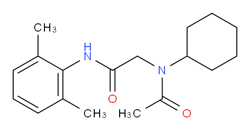 N-cyclohexyl-N-(2-((2,6-dimethylphenyl)amino)-2-oxoethyl)acetamide
