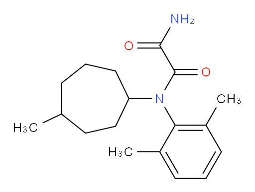 N1-(2,6-dimethylphenyl)-N1-(4-methylcycloheptyl)oxalamide