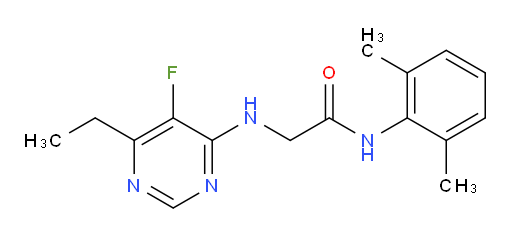 N-(2,6-dimethylphenyl)-2-((6-ethyl-5-fluoropyrimidin-4-yl)amino)acetamide