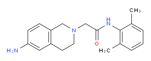 2-(6-amino-3,4-dihydroisoquinolin-2(1H)-yl)-N-(2,6-dimethylphenyl)acetamide
