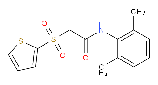 N-(2,6-dimethylphenyl)-2-(thiophen-2-ylsulfonyl)acetamide