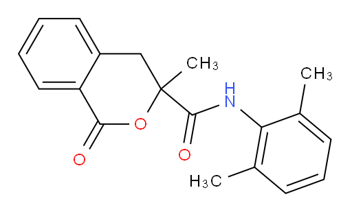 N-(2,6-dimethylphenyl)-3-methyl-1-oxoisochroman-3-carboxamide