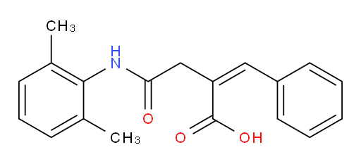 (Z)-2-benzylidene-4-((2,6-dimethylphenyl)amino)-4-oxobutanoic acid