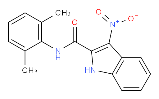 N-(2,6-dimethylphenyl)-3-nitro-1H-indole-2-carboxamide