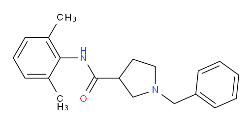 1-benzyl-N-(2,6-dimethylphenyl)pyrrolidine-3-carboxamide