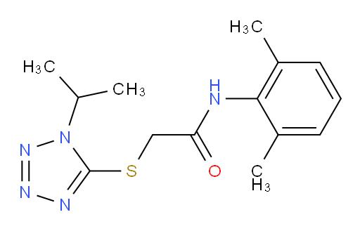 N-(2,6-dimethylphenyl)-2-((1-isopropyl-1H-tetrazol-5-yl)thio)acetamide